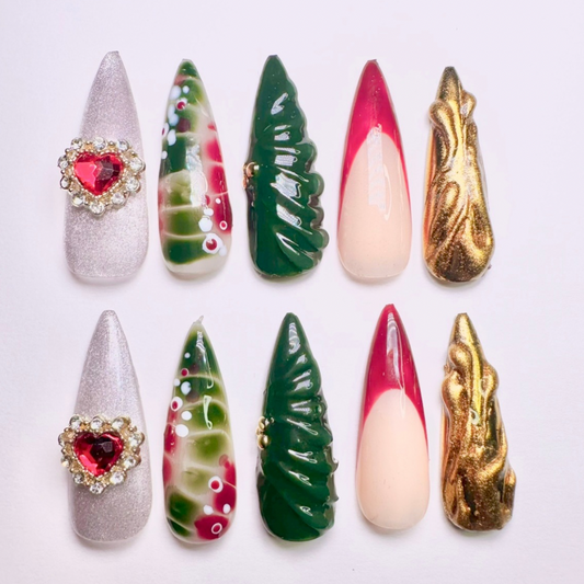 Fall set 1 -Handmade press on nails