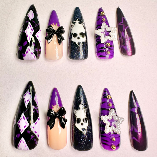 Clawdeen Wolf Monster High  -Handmade press on nails