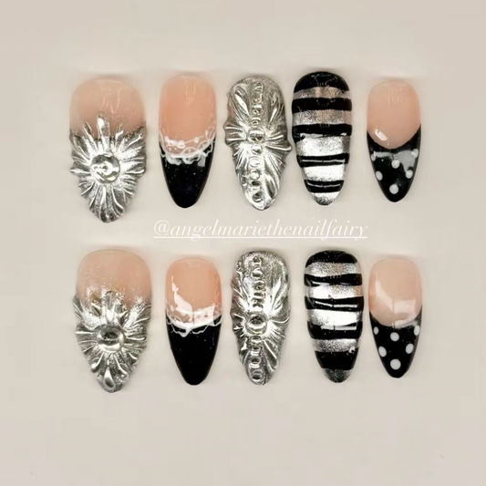 Chrome Hearts - Handmade Press On Nails (Copy)
